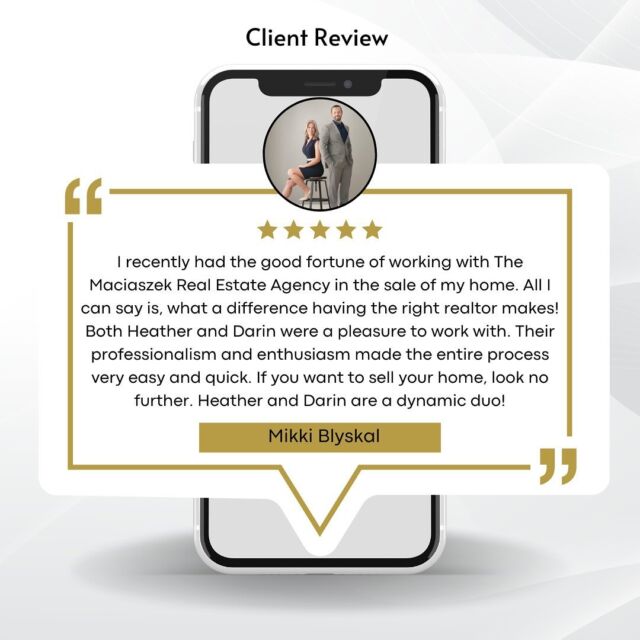 Monday in Review. ⭐️⭐️⭐️⭐️⭐️ We were able to help this client sell her home quick after several other listings did not result in a sale. 

“I recently had the good fortune of working with The Maciaszek Real Estate Agency in the sale of my home.  All I can say is, what a difference having the right realtor makes!  Both Heather and Darin were a pleasure to work with.  Their professionalism and enthusiasm made the entire process very easy and quick.  If you want to sell your home, look no further.  Heather and Darin are a dynamic duo!”
- Mikki Blyskal

Thank you for the wonderful review!!

Need help buying or selling a home, call The Maciaszek Real Estate Agency today at 239-851-7653.

#RealtorReview #Realtor #FortMyersRealtor #RealEstateAgent #SWFLRealtor #RealEstateFortMyers #GatewayRealtor #FortMyersRealEstate #SWFLRealEstate #FtMyersRealtor