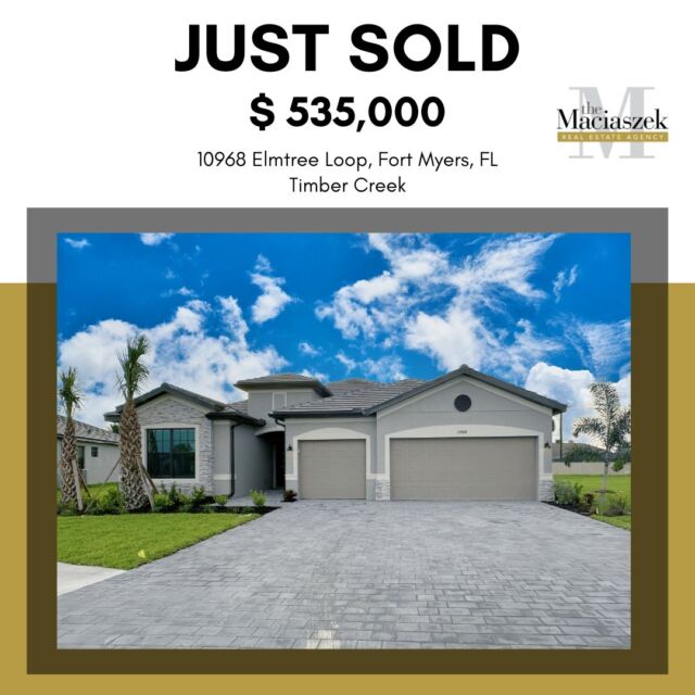 #JustSold Congratulations to Sabrina on helping her buyer find and close on this brand new Summerville II model home in the Lennar community of Timber Ridge!

For help navigating and buying new construction contact The Maciaszek Real Estate Agency at 239-851-7653. 
#lennarhomes #lennar #fortmyersrealtor #swflrealtor #NewConstruction